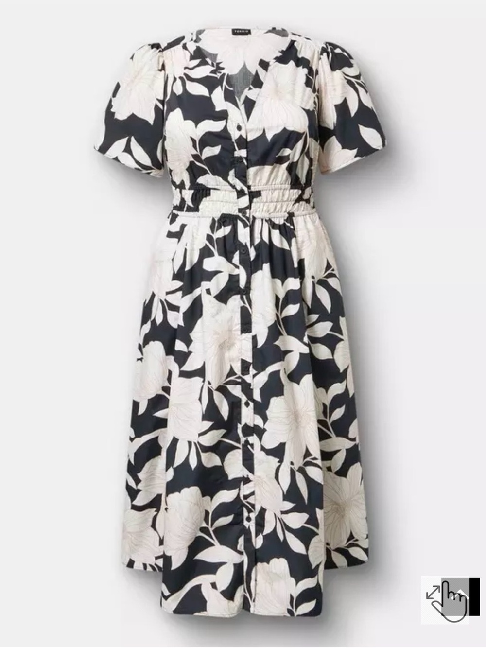 torrid Floral Midi Dress